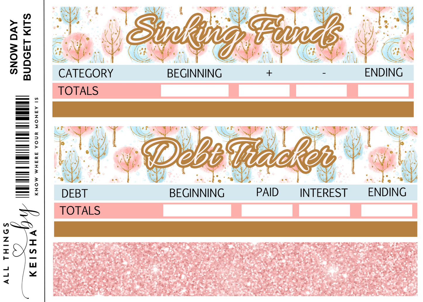 SNOW DAY BUDGET KITS