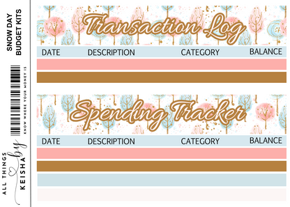 SNOW DAY BUDGET KITS