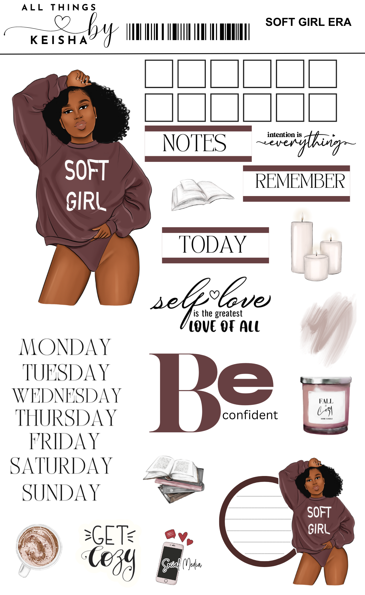 SOFT GIRL ERA - DARK ROSE