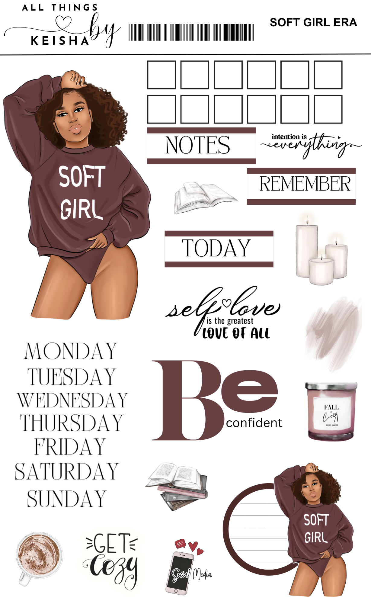 SOFT GIRL ERA - DARK ROSE