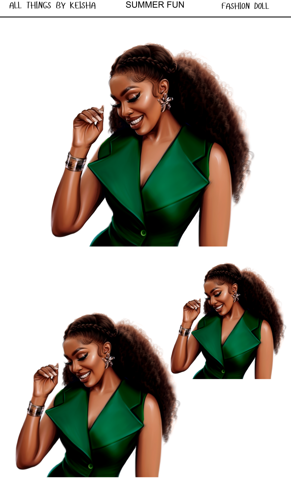 SUMMER FUN FASHION DOLLS