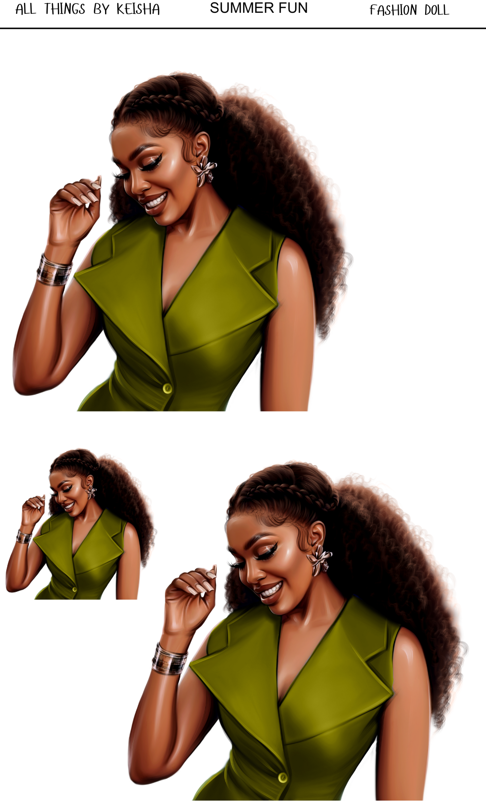 SUMMER FUN FASHION DOLLS