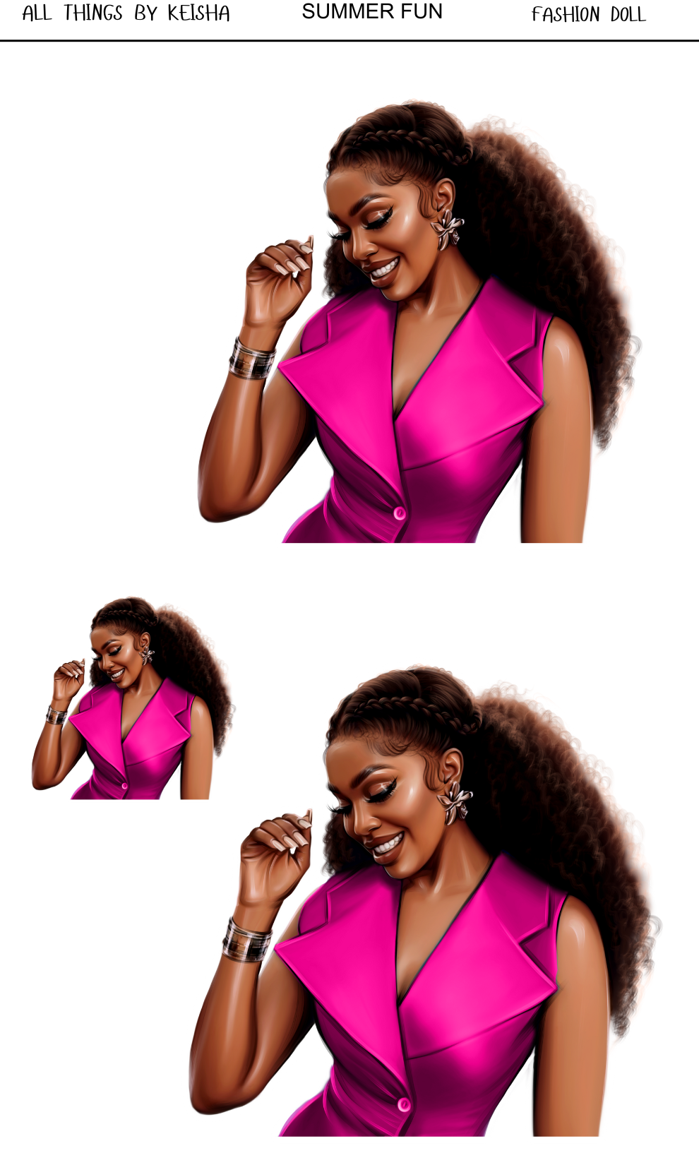 SUMMER FUN FASHION DOLLS