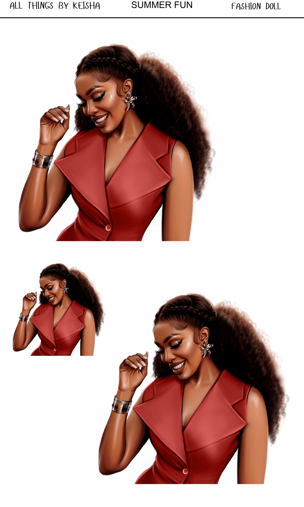 SUMMER FUN FASHION DOLLS