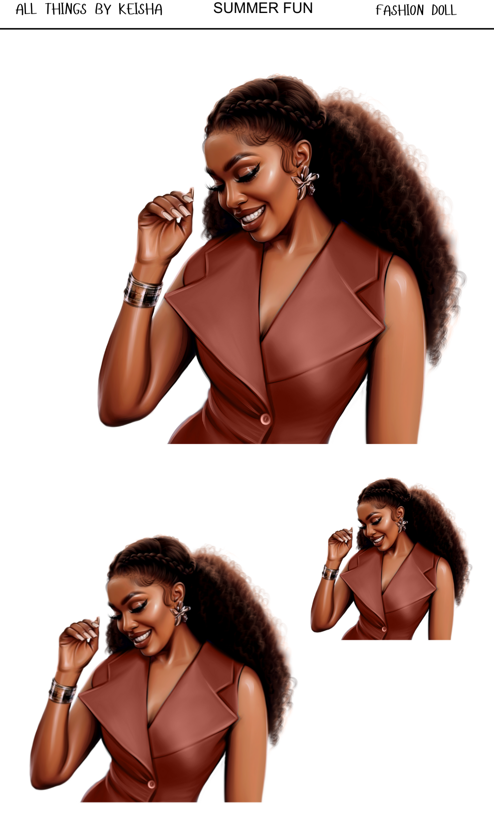 SUMMER FUN FASHION DOLLS