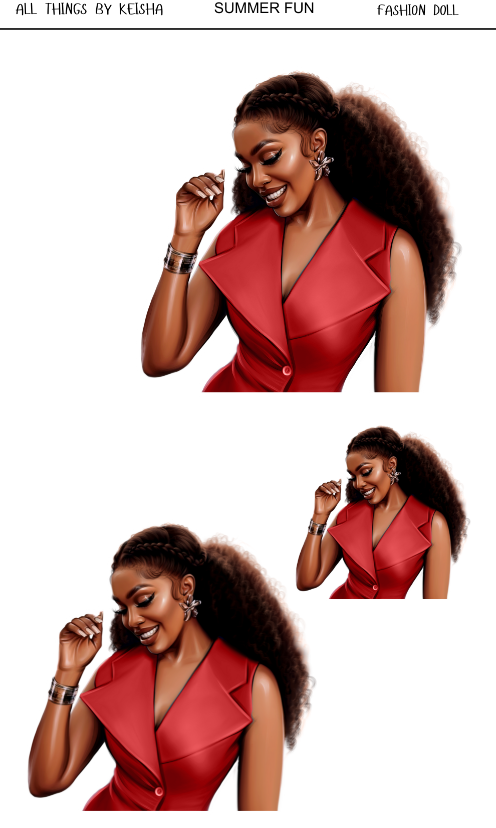 SUMMER FUN FASHION DOLLS