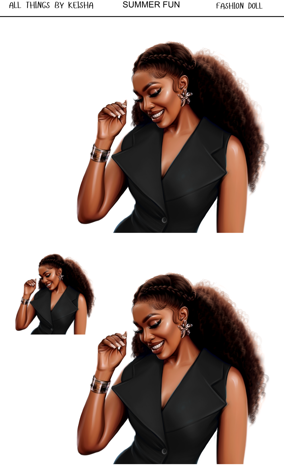 SUMMER FUN FASHION DOLLS