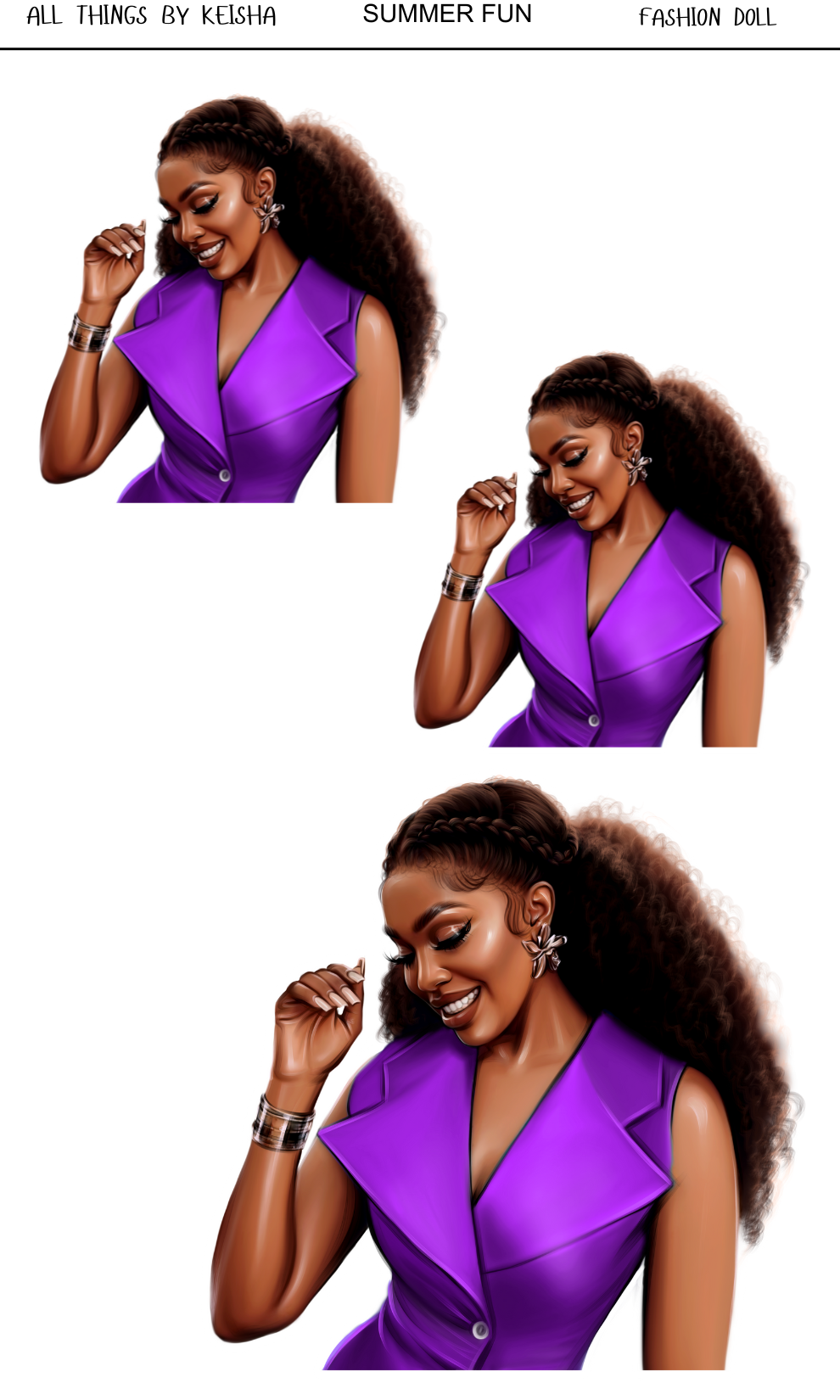 SUMMER FUN FASHION DOLLS