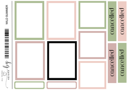 WILD SUMMER WEEKLY KIT