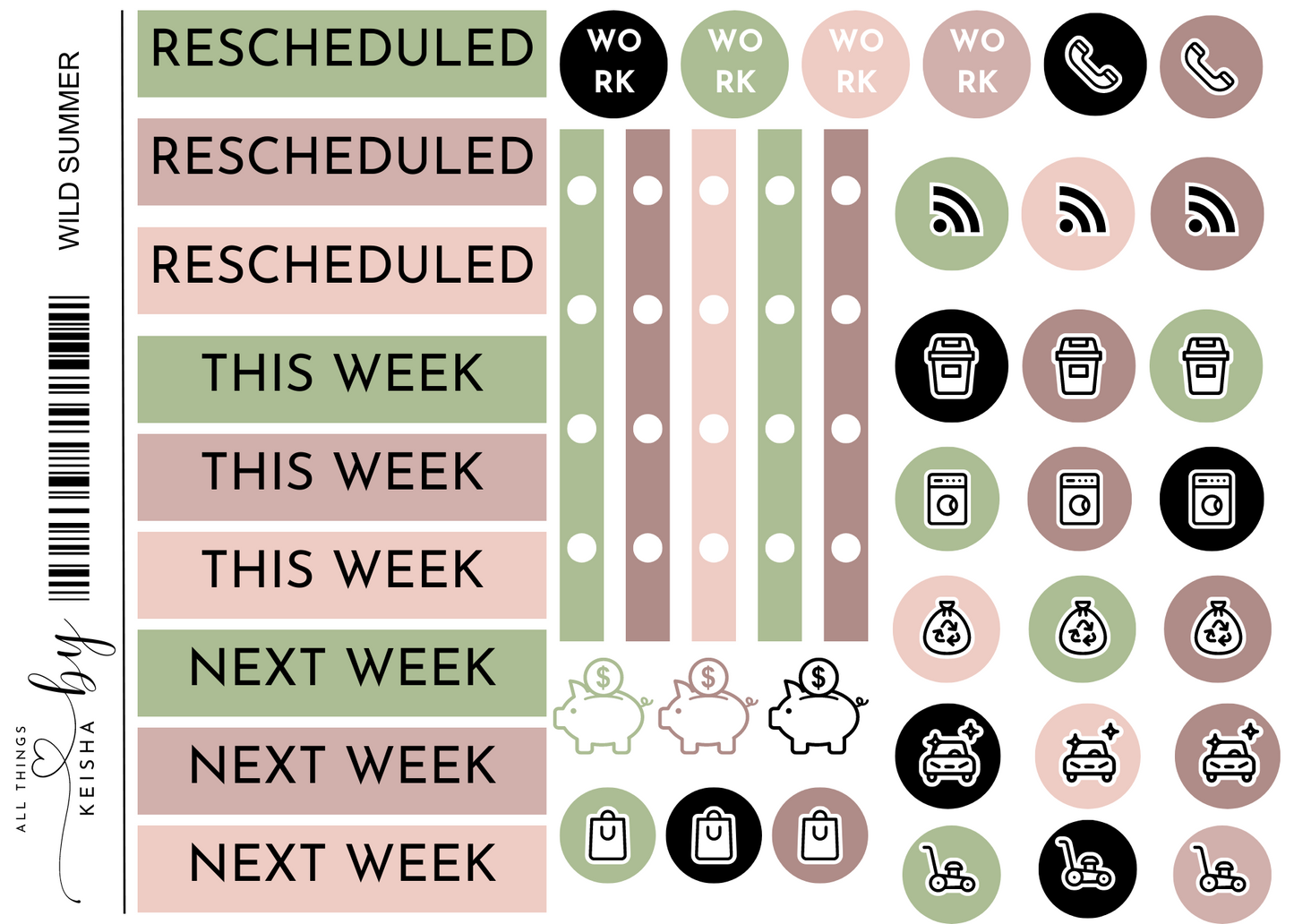 WILD SUMMER WEEKLY KIT