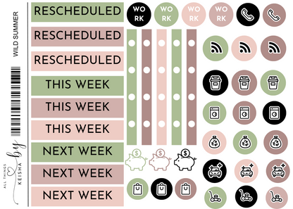 WILD SUMMER WEEKLY KIT