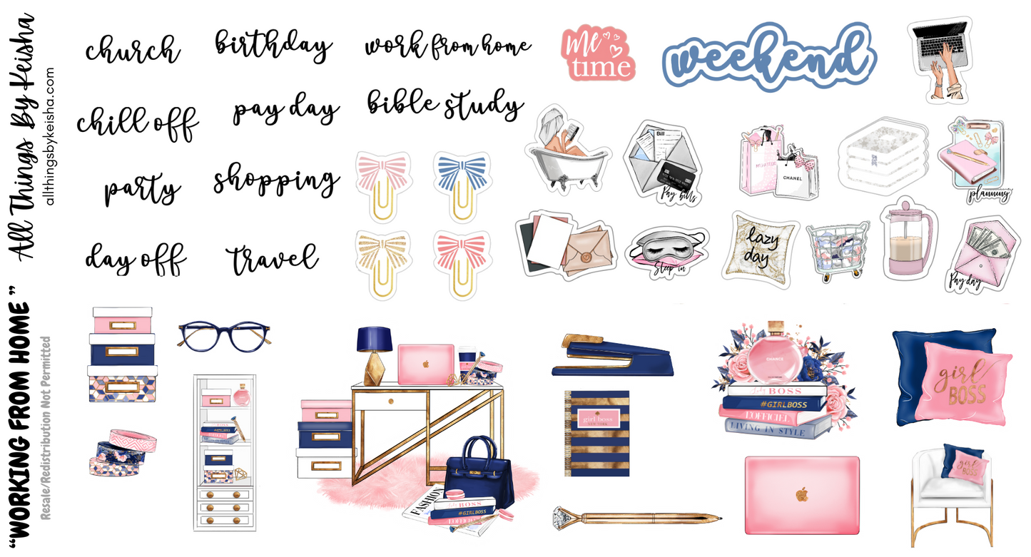 WORK FROM HOME WEEKLY KIT