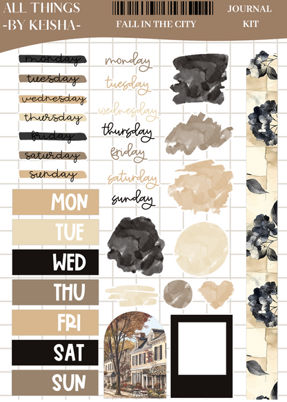 FALL IN THE CITY JOURNAL KIT