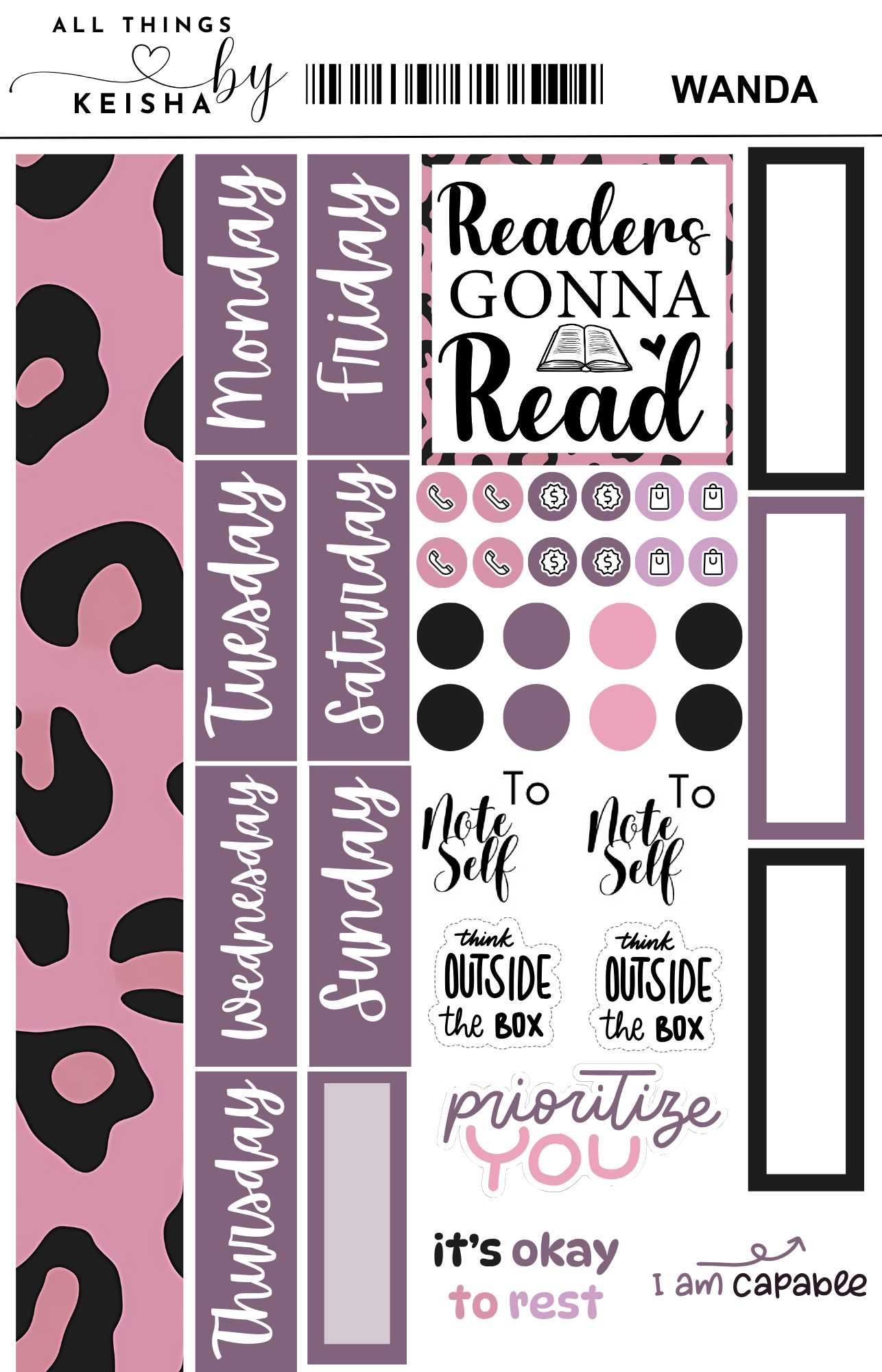 TRACI/WANDA 2- PAGE KITS