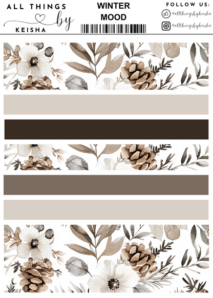 WINTER MOOD  STICKER THEMED PACK