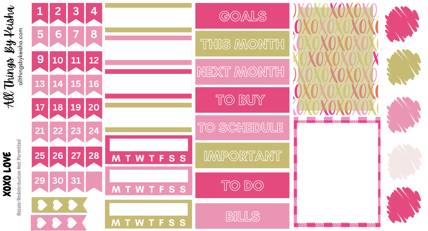 XOXO LOVE MONTHLY KIT