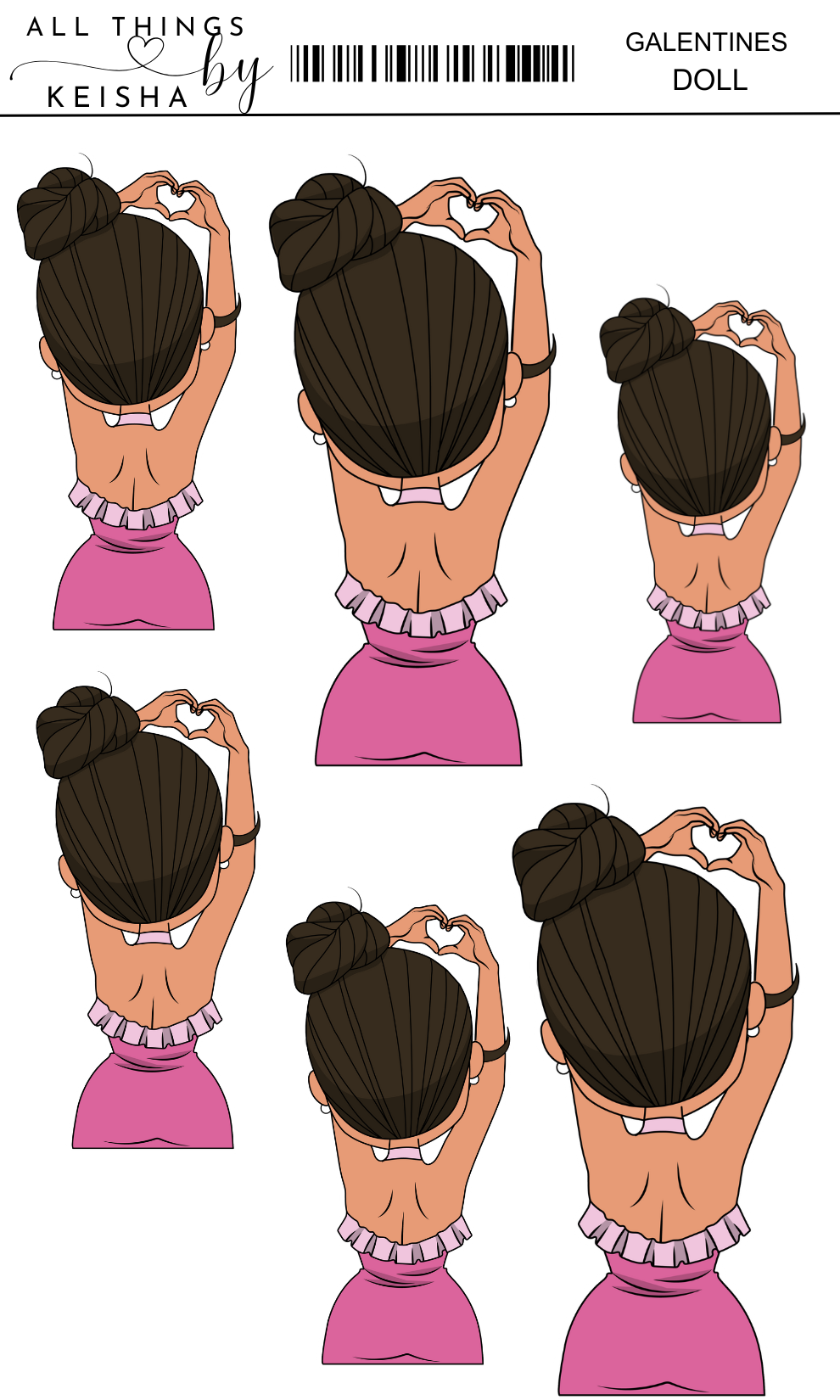 GALENTINES DOLL - LIGHT