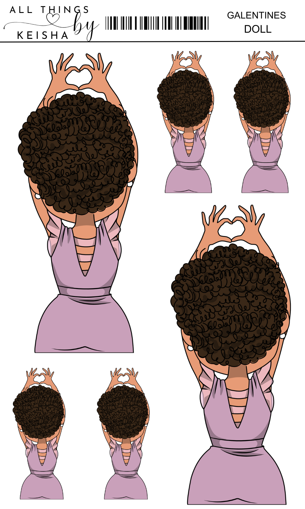 GALENTINES DOLL - LIGHT