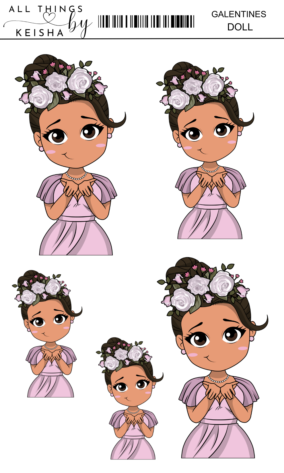 GALENTINES DOLL - LIGHT