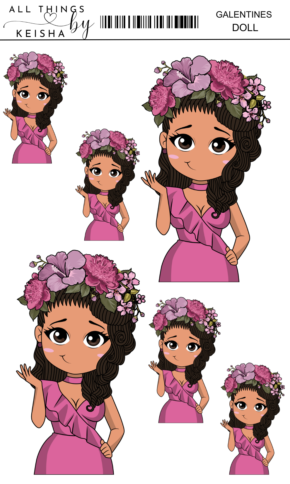 GALENTINES DOLL - LIGHT