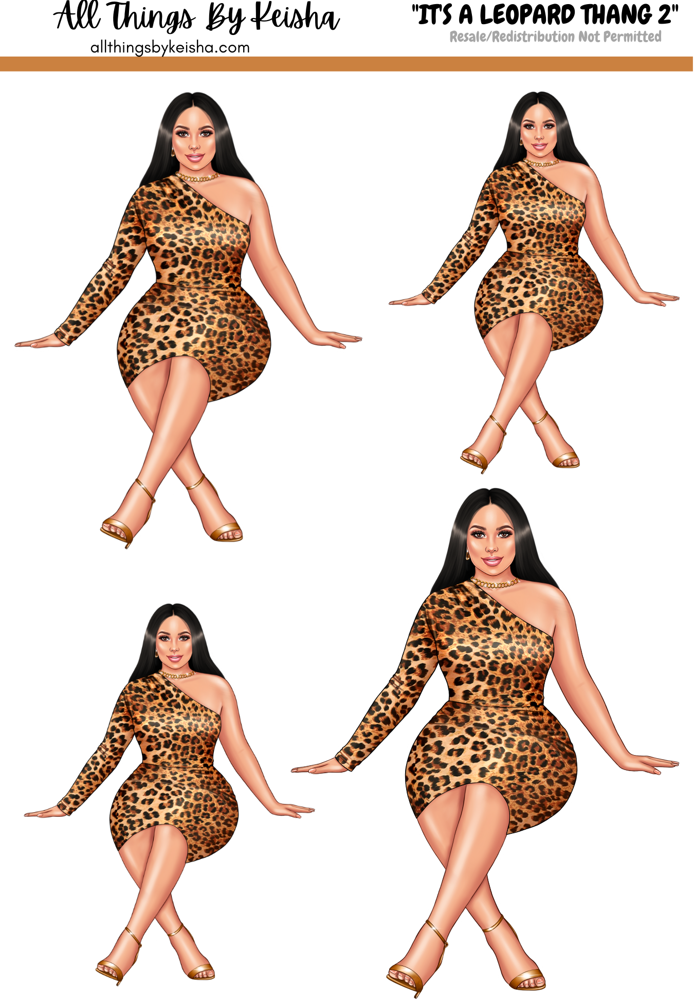 IT'S A LEOPARD THANG- LIGHT WEEKLY KIT