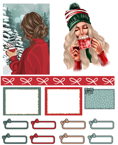 HOT COCOA- LIGHT STICKER PACK