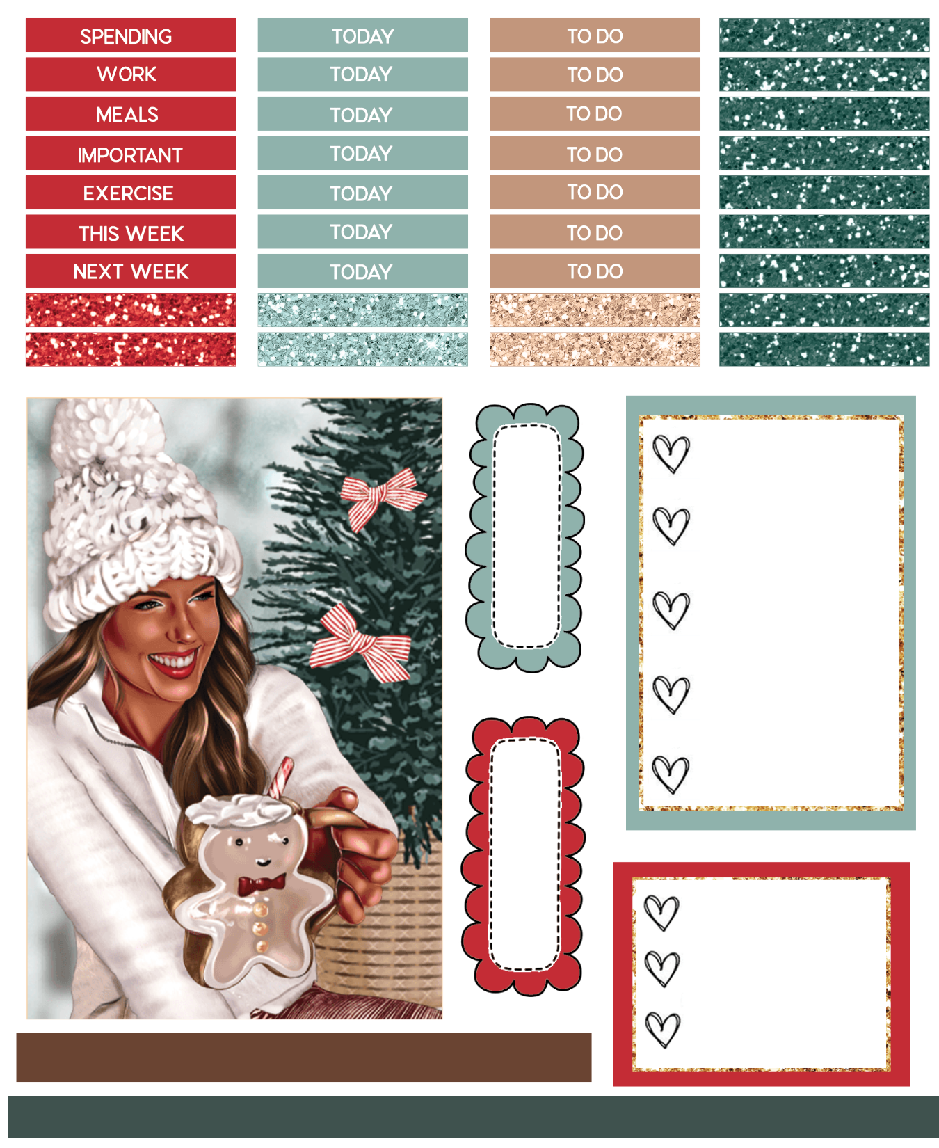 HOT COCOA- LIGHT STICKER PACK