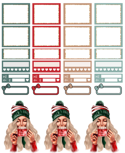 HOT COCOA- LIGHT STICKER PACK