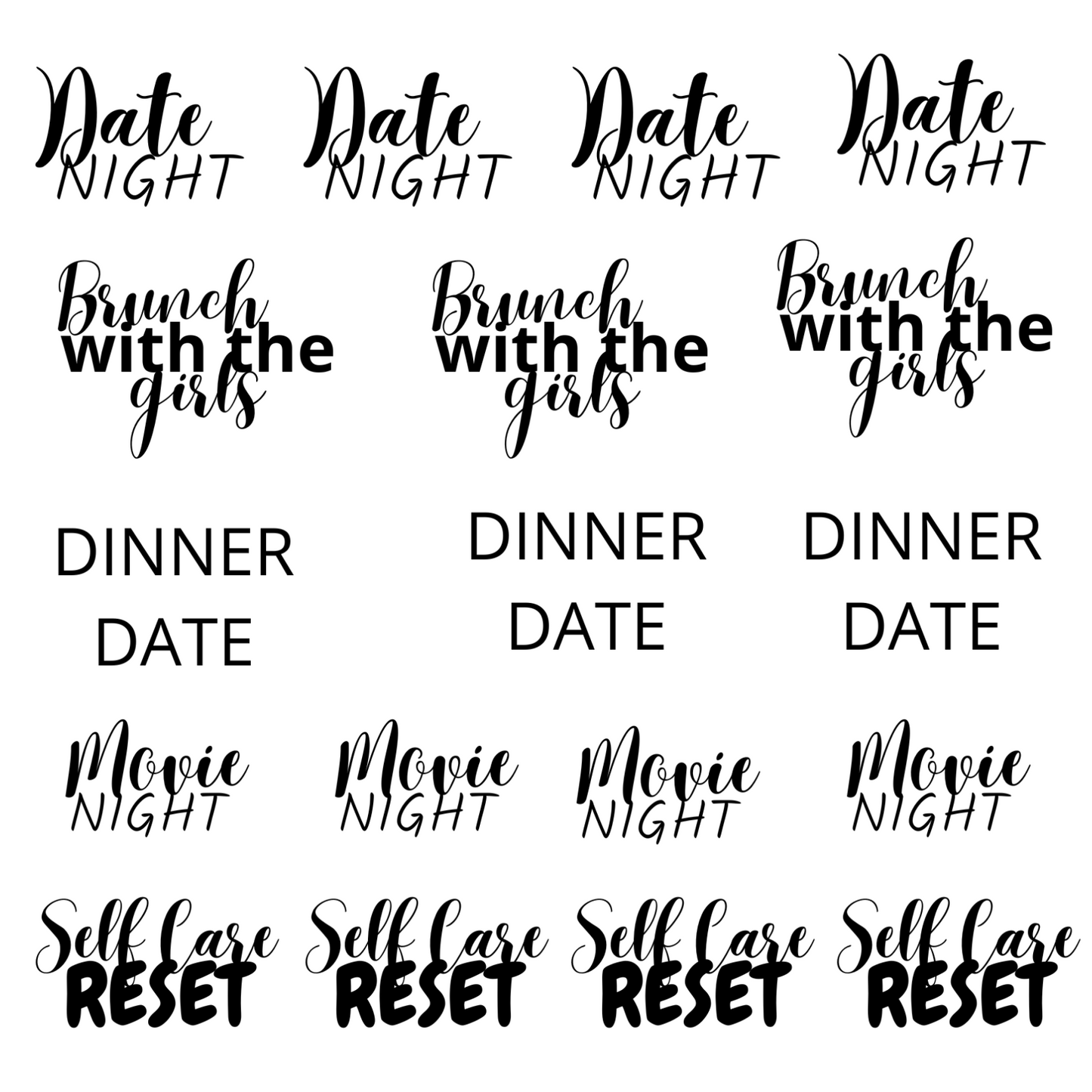 TINY BABES FALL STICKER PACK