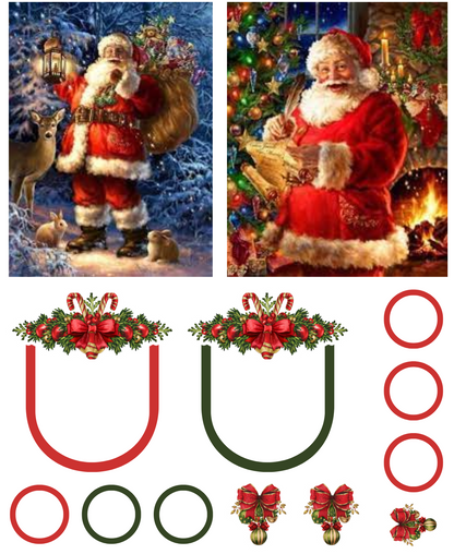 CHRISTMAS DECO STICKER PACK -MINI