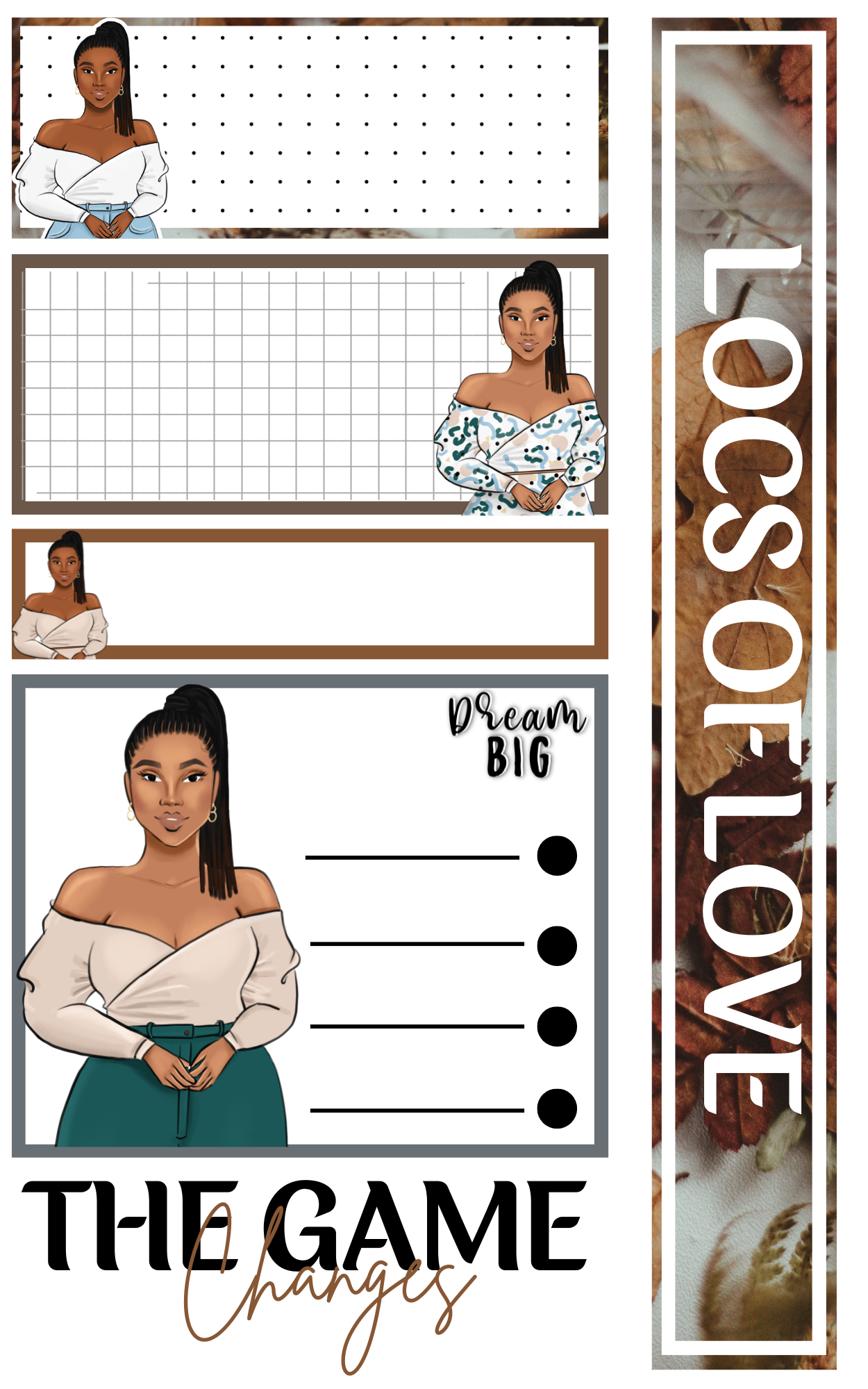 LADY LOCS STICKER PACK