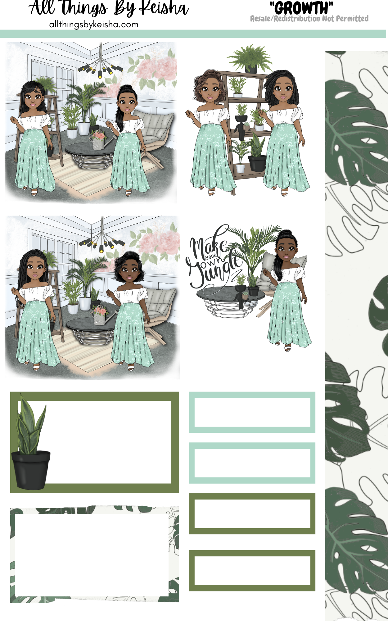 KEISHA LIL FRIENDS- GROWTH COLLECTION