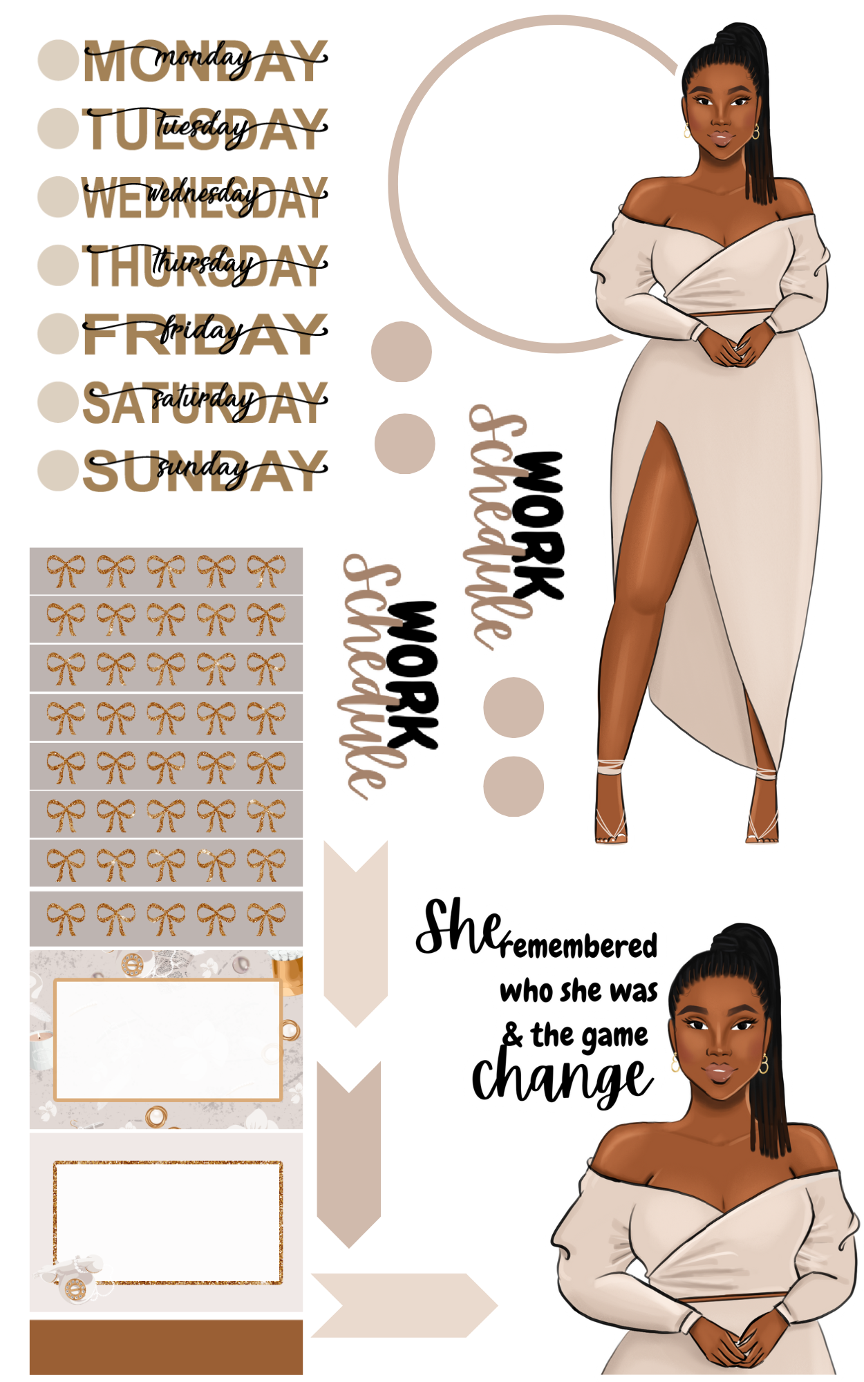 LADY LOCS STICKER PACK