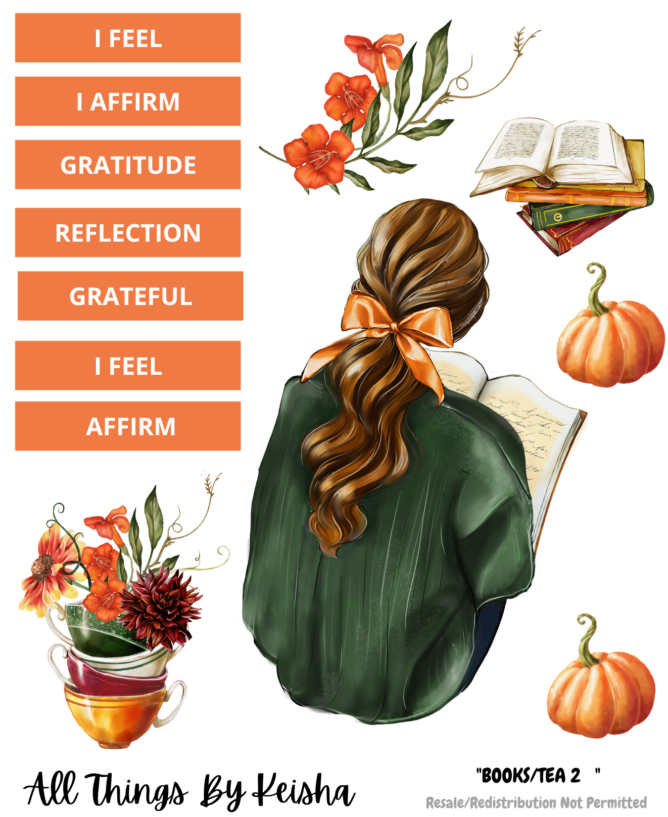 BOOKS/TEA MINI KIT 2