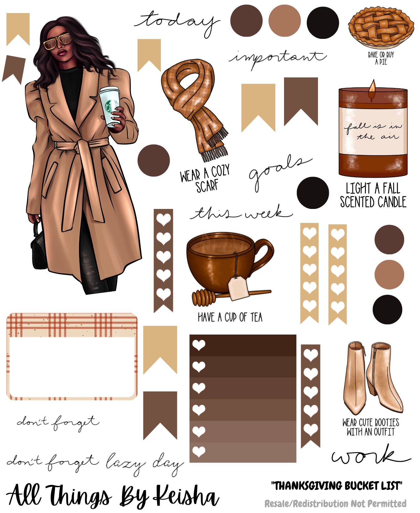 THANKSGIVNG BUCKET LIST