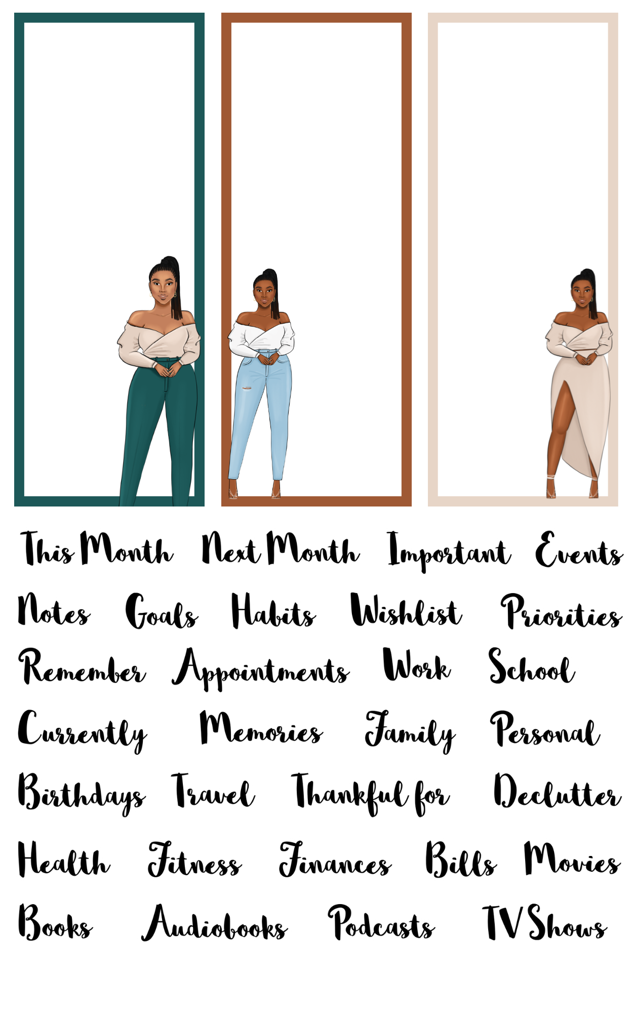 LADY LOCS STICKER PACK