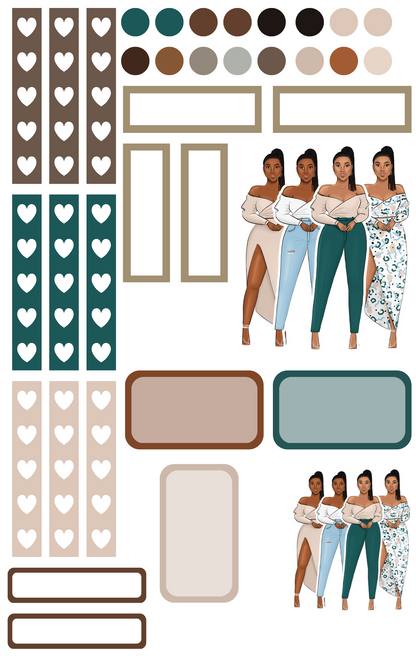 LADY LOCS STICKER PACK
