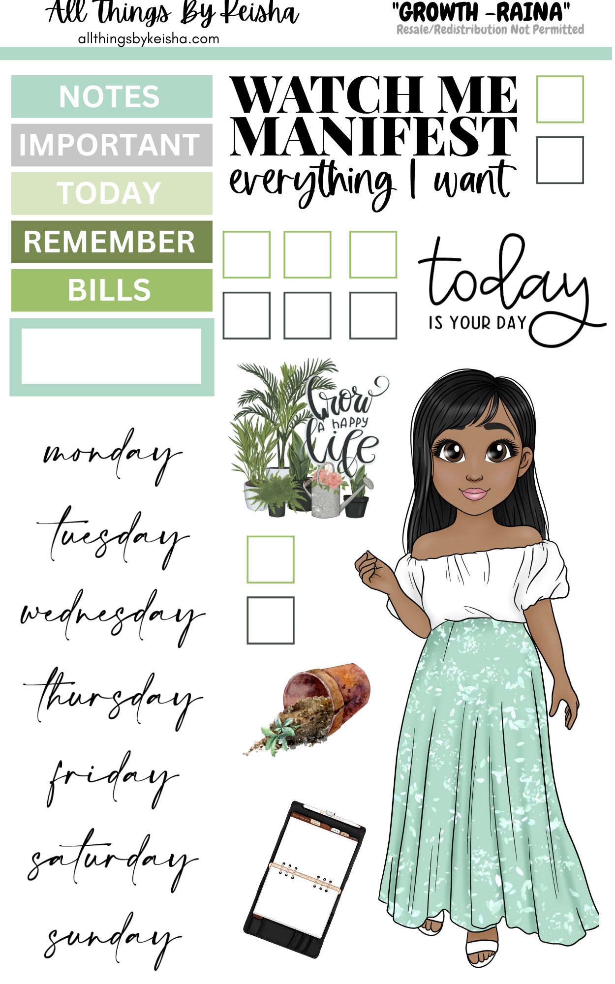 KEISHA LIL FRIENDS- GROWTH COLLECTION