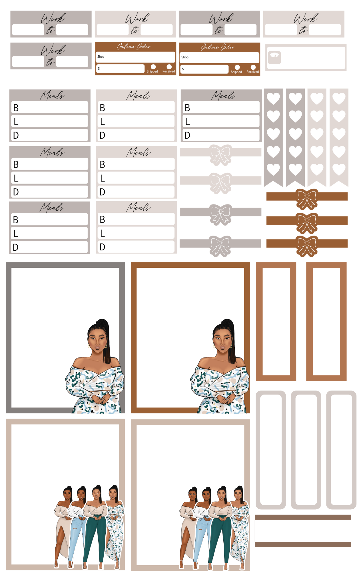 LADY LOCS STICKER PACK