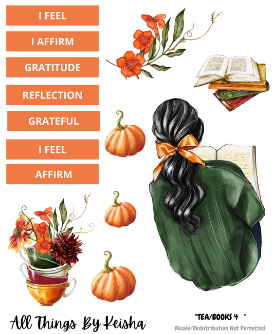 BOOKS/TEA  MINI KIT 4