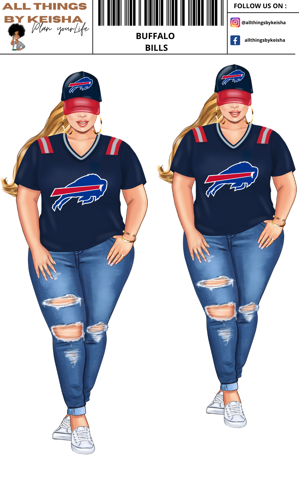 BUFFALO BILLS PLANNER GIRL