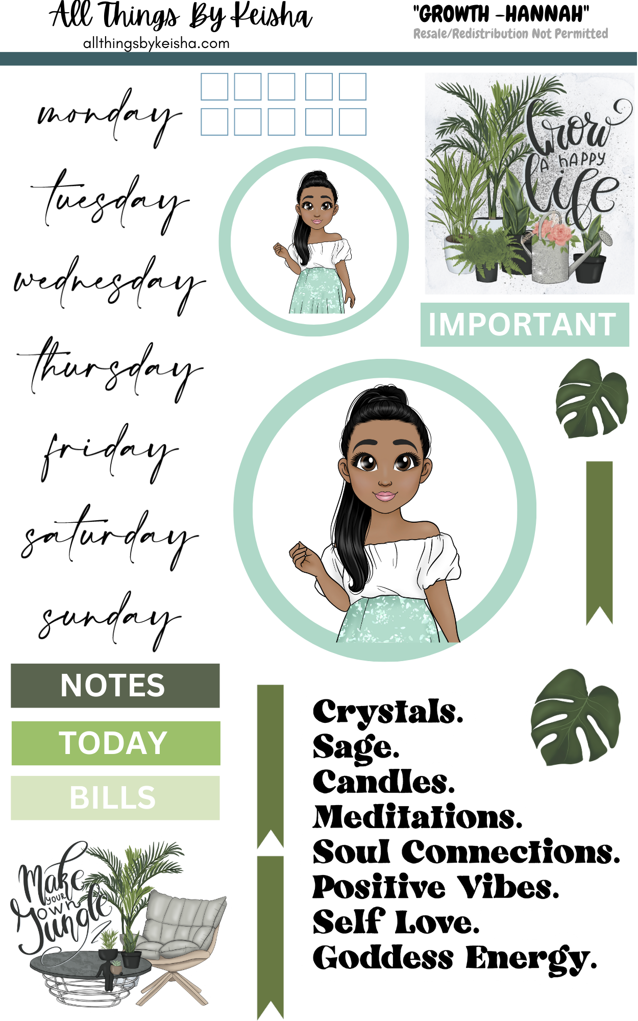 KEISHA LIL FRIENDS- GROWTH COLLECTION