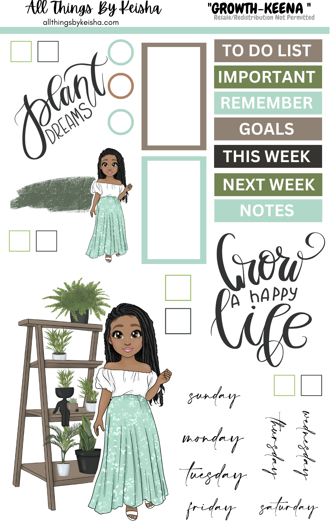 KEISHA LIL FRIENDS- GROWTH COLLECTION