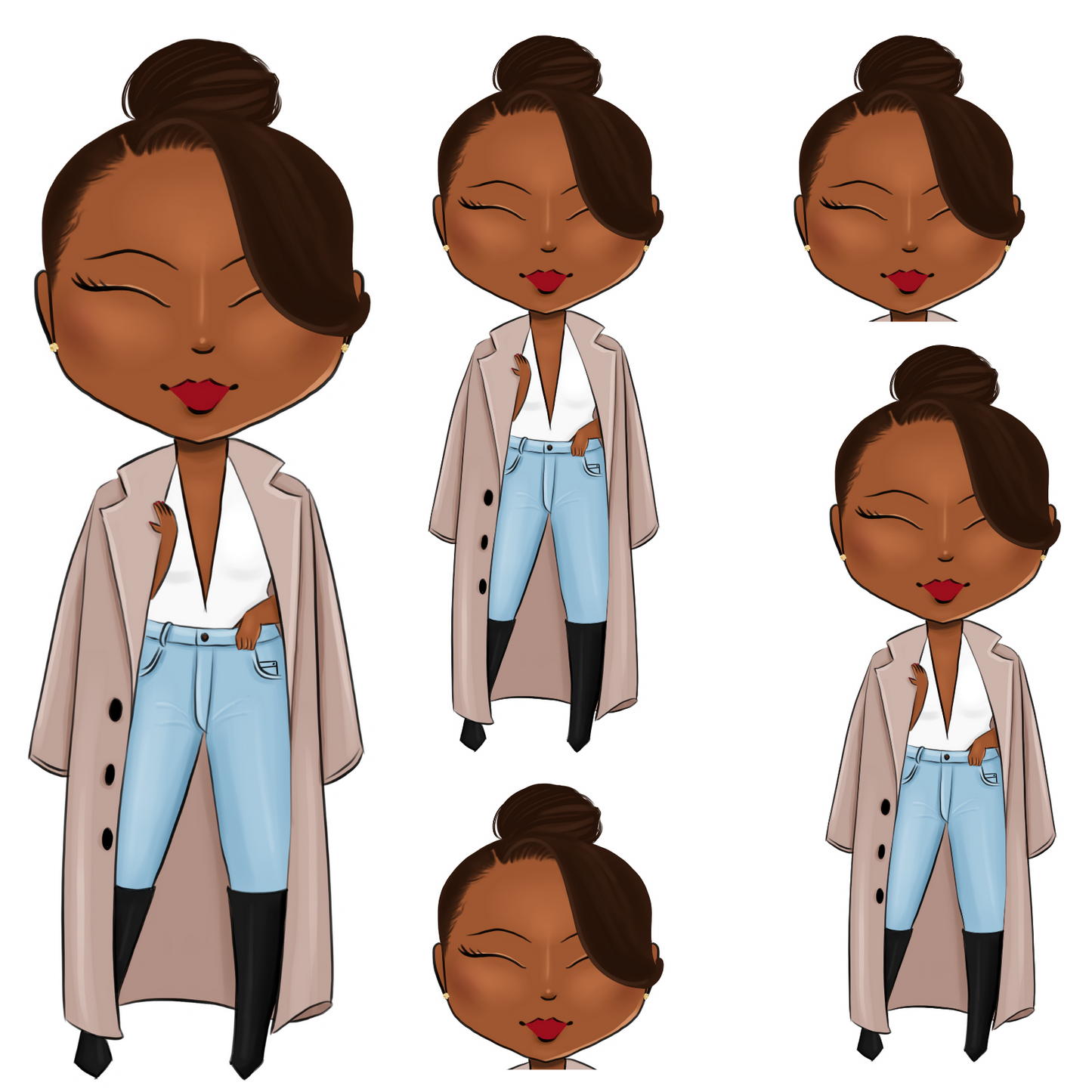 TINY BABES FALL STICKER PACK