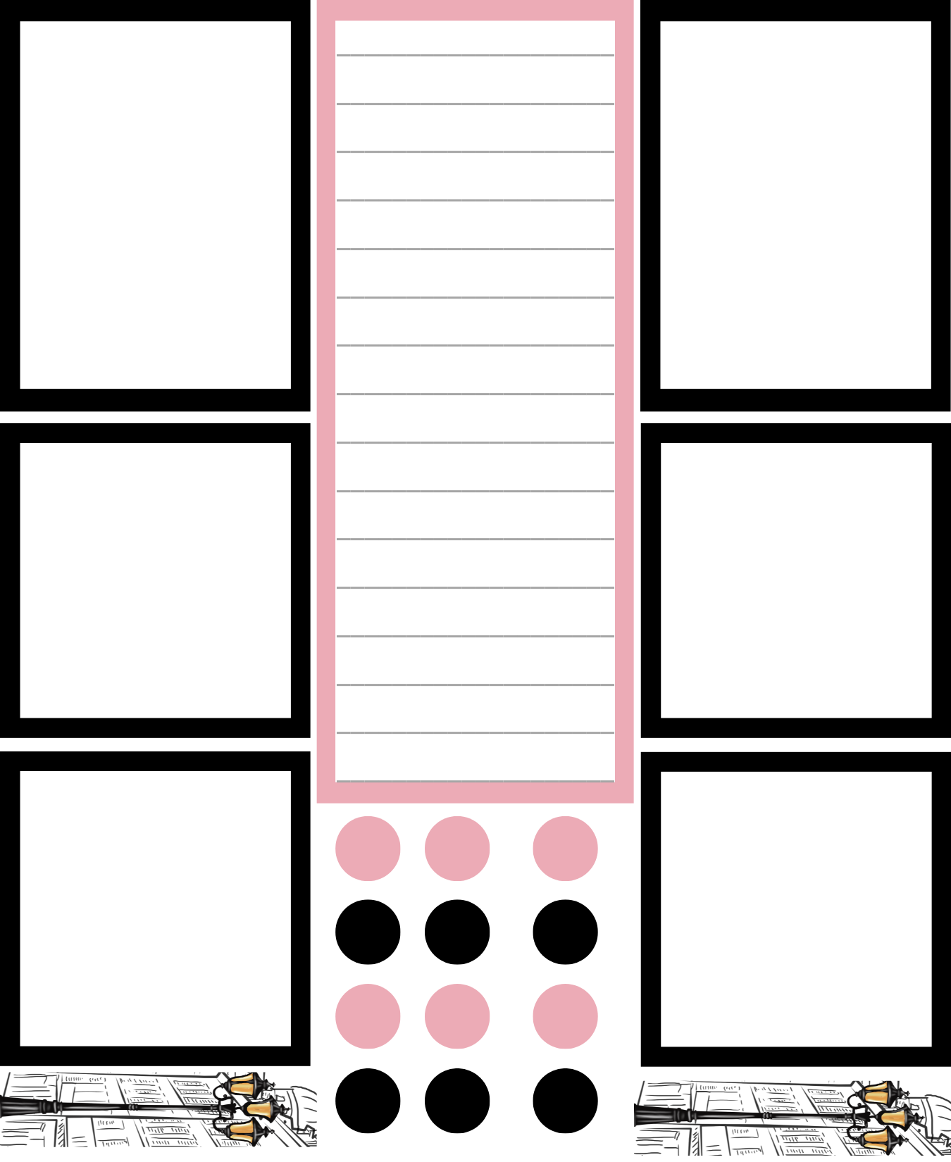 FALL IN LOVE IN PARIS THEMED STICKER PACK- DARK