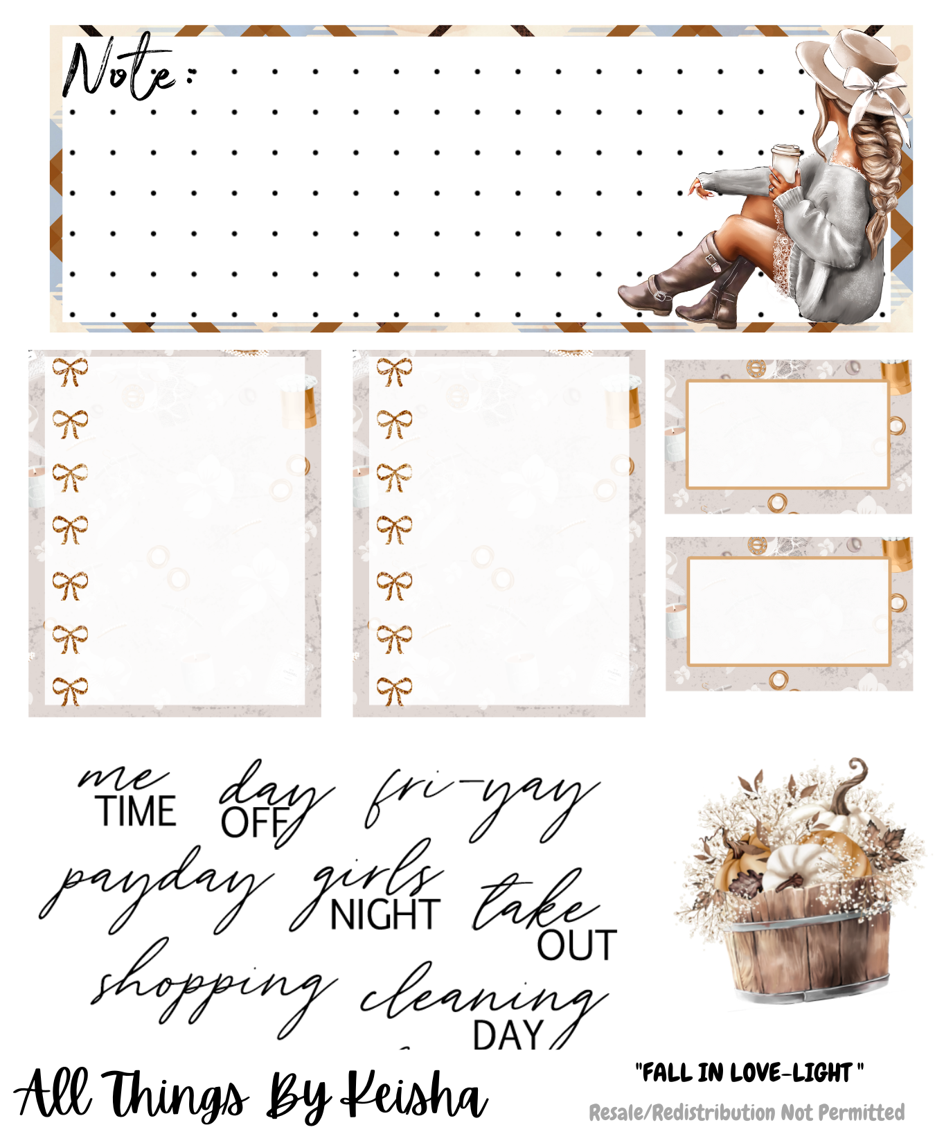 FALL IN LOVE MINI KIT - LIGHT