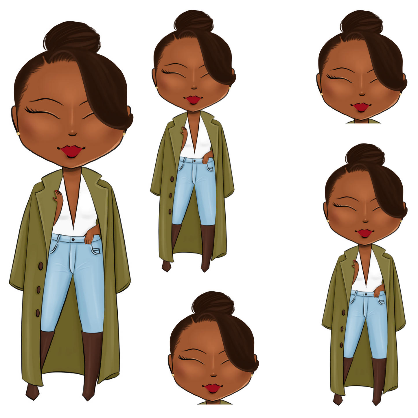 TINY BABES FALL STICKER PACK