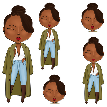 TINY BABES FALL STICKER PACK