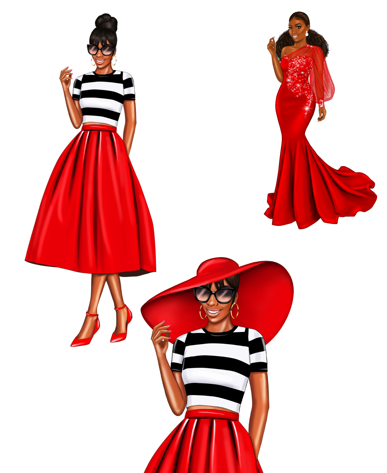 STEP IN THE NAME OF LOVE THEMED STICKER PACK - DARK