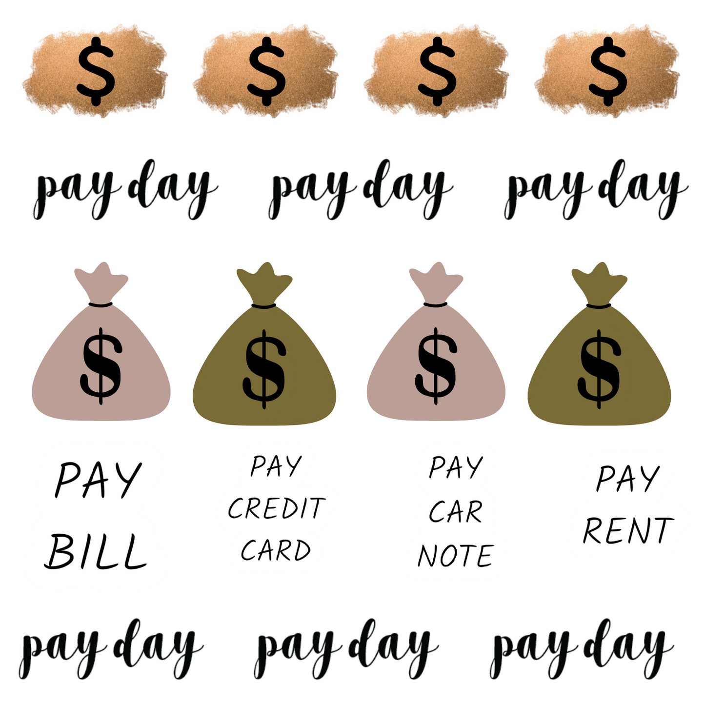 TINY BABES FALL STICKER PACK